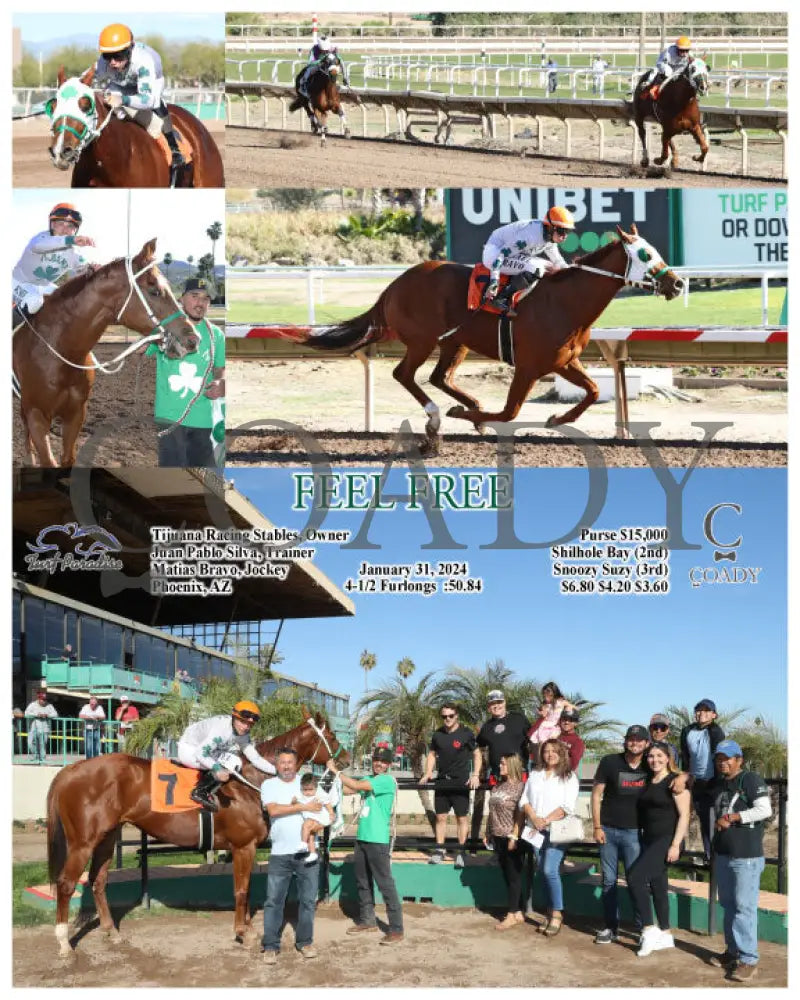 Feel Free - 01-31-24 R05 Tup Turf Paradise