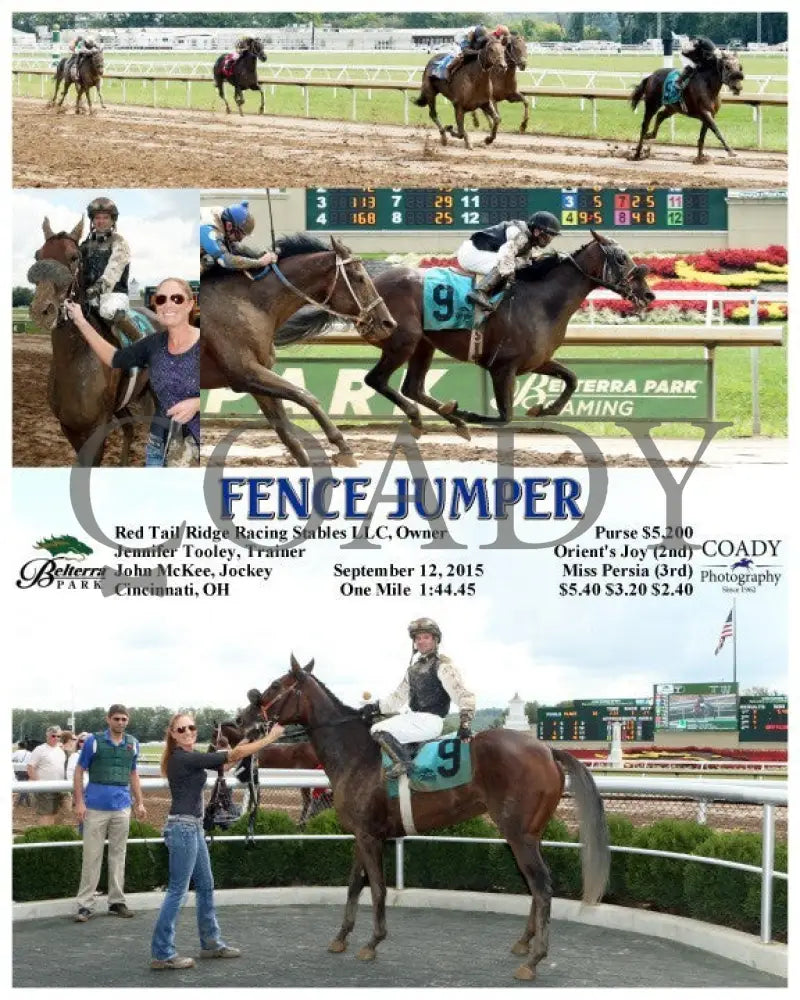 Fence Jumper - 091215 Race 02 Btp Belterra Park