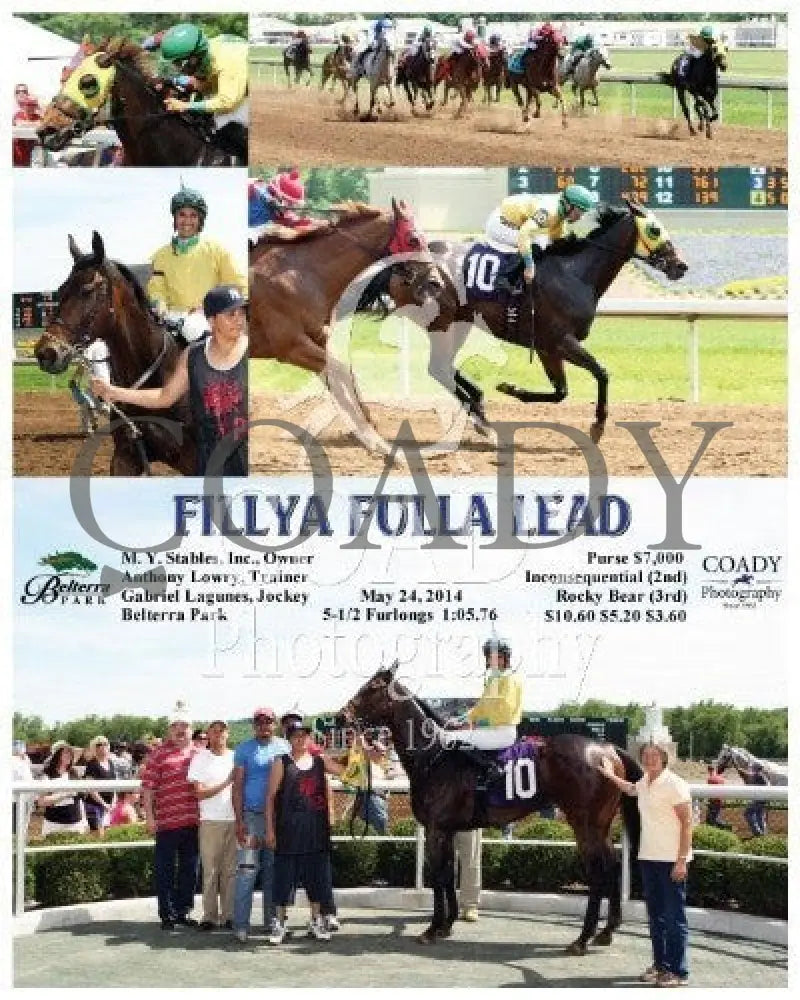 Fillya Fulla Lead - 052414 Race 05 Btp Belterra Park