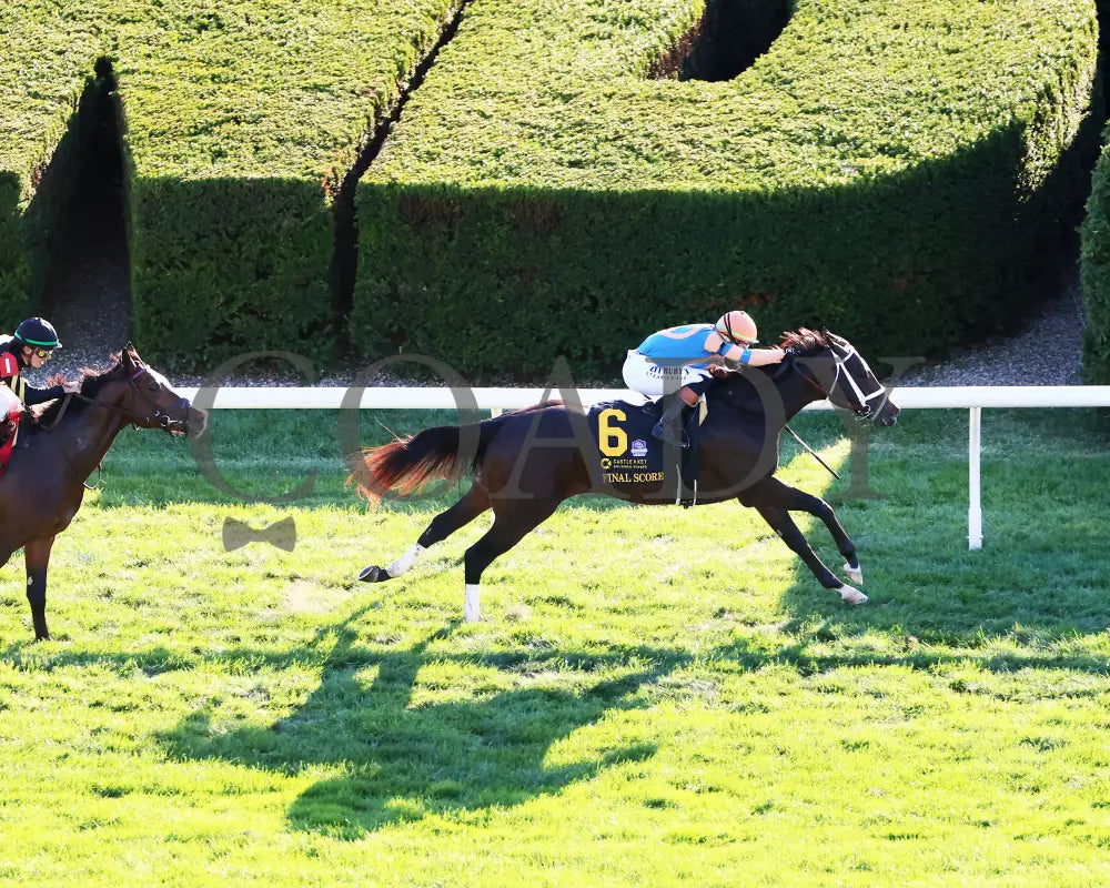 FINAL SCORE - 100525 - Race 10 - KEE - Aerial Finish 01 Keeneland