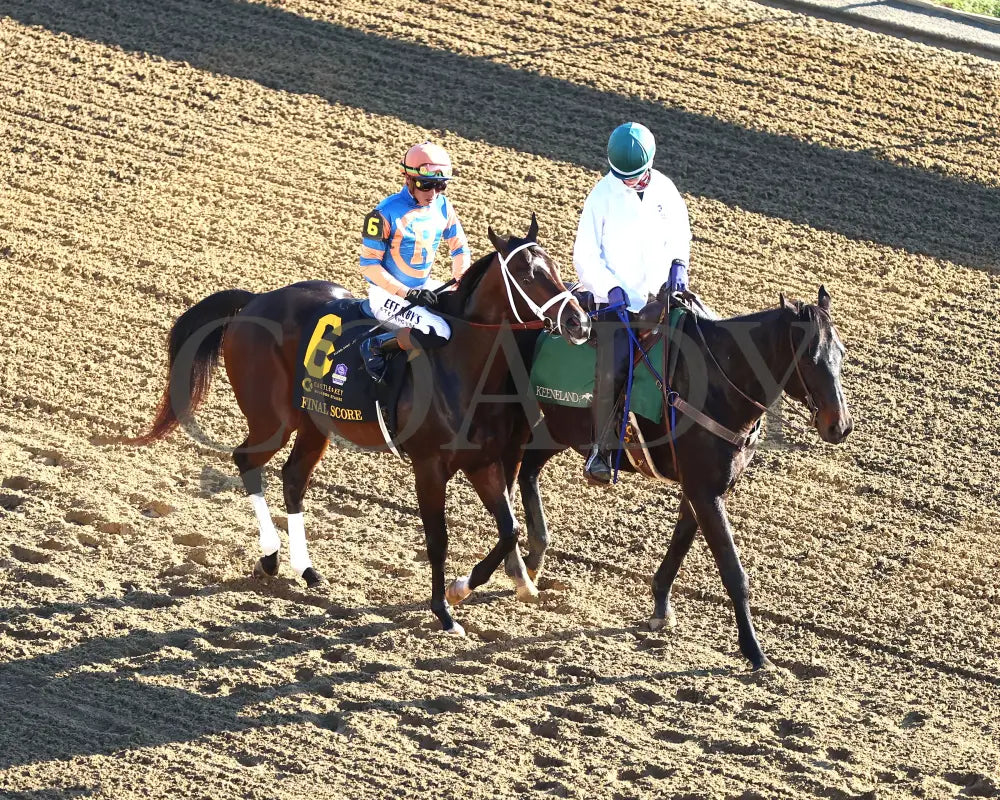 FINAL SCORE - 100525 - Race 10 - KEE - Post Parade 02 Keeneland