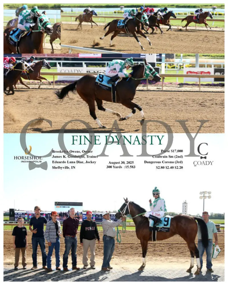 FINE DYNASTY 08 30 25 R01 IND Indiana Grand