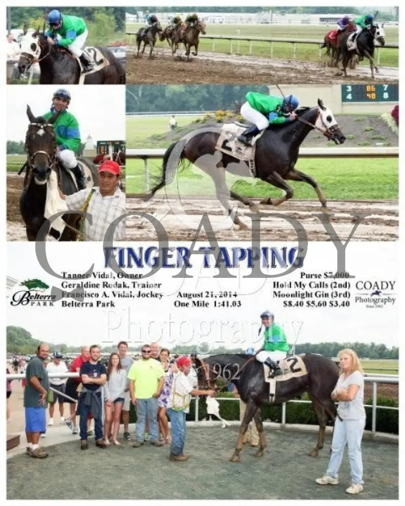 Finger Tapping - 082114 Race 04 Btp Belterra Park