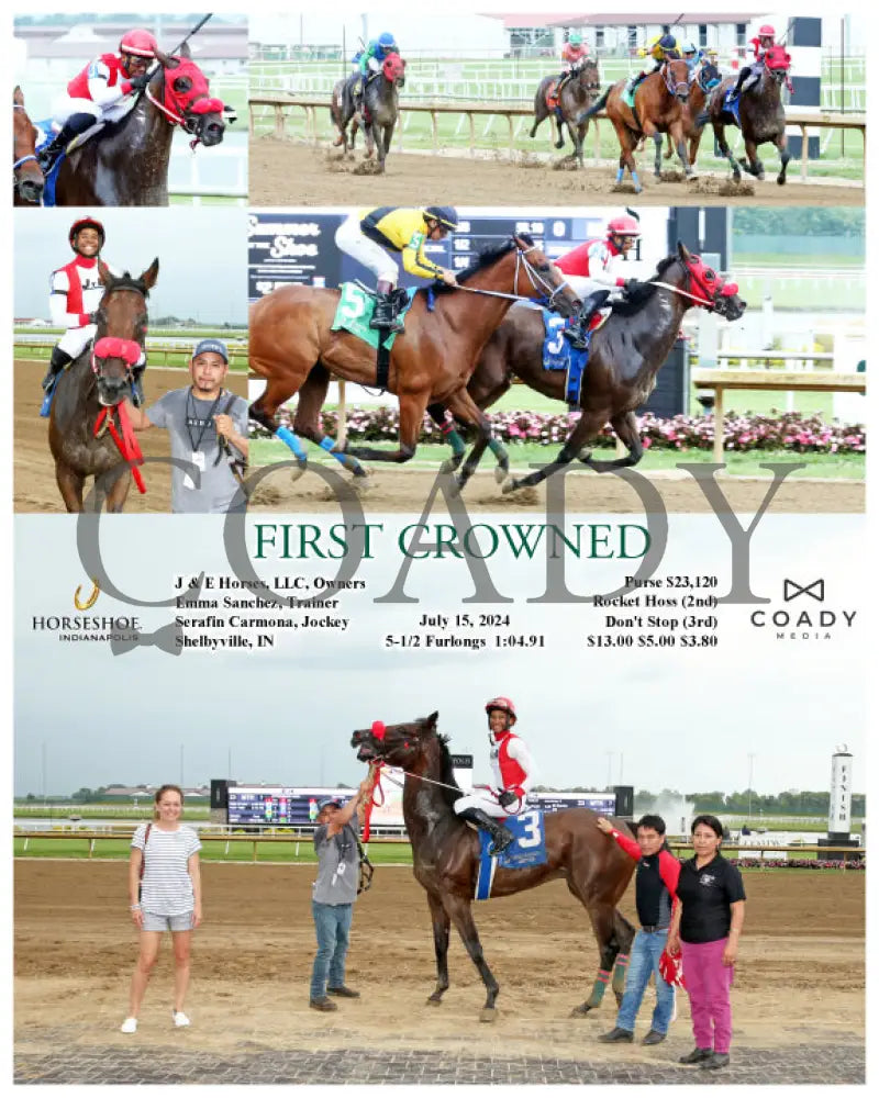 First Crowned - 07-15-24 R06 Ind Indiana Grand