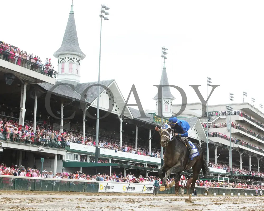 First Mission - The Alysheba G2 05-03-24 R07 Churchill Downs Under Rail 01 John Gallagher