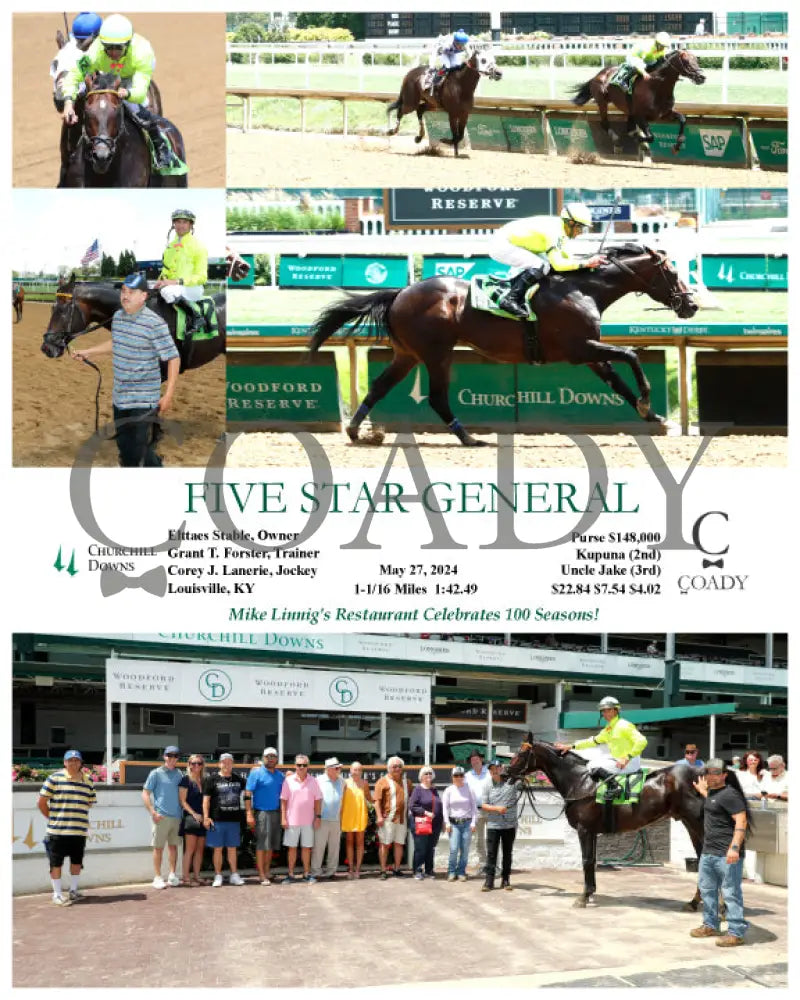 Five Star General - 05-27-24 R05 Cd Churchill Downs