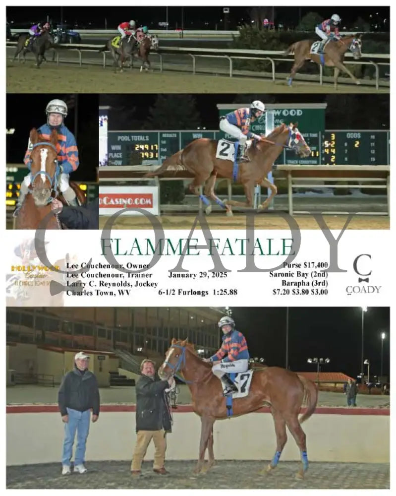 Flamme Fatale - 01-29-25 R01 Ct Hollywood Casino At Charles Town Races