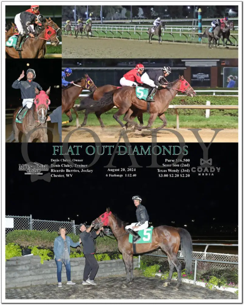 Flat Out Diamonds - 08-20-24 R08 Mnr Mountaineer Park