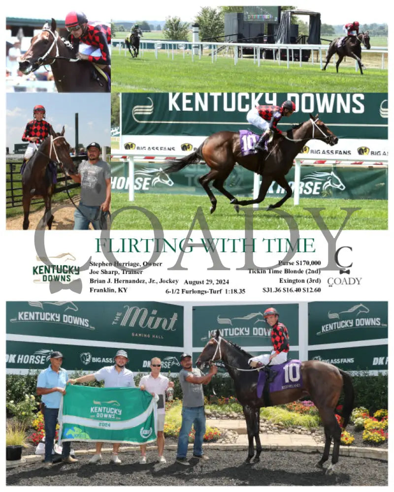 Flirting With Time - 082924 Race 01 Kd Kentucky Downs