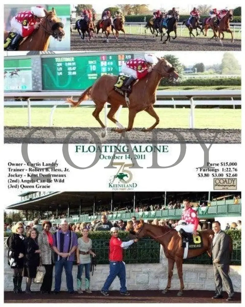 Floating Alone - 101411 Keeneland