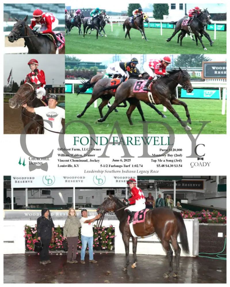 FOND FAREWELL - 060625 - Race 03 - CD Churchill Downs