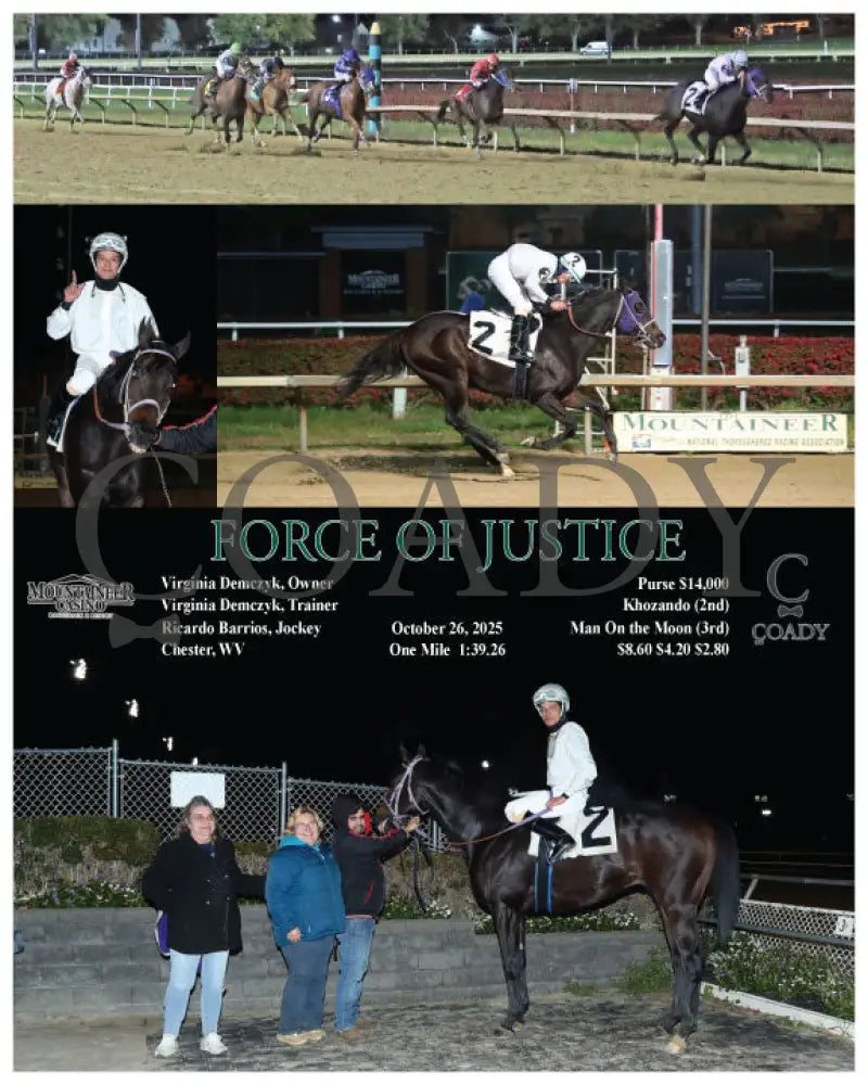FORCE OF JUSTICE - 10-26-25 - R07 - MNR Mountaineer Park