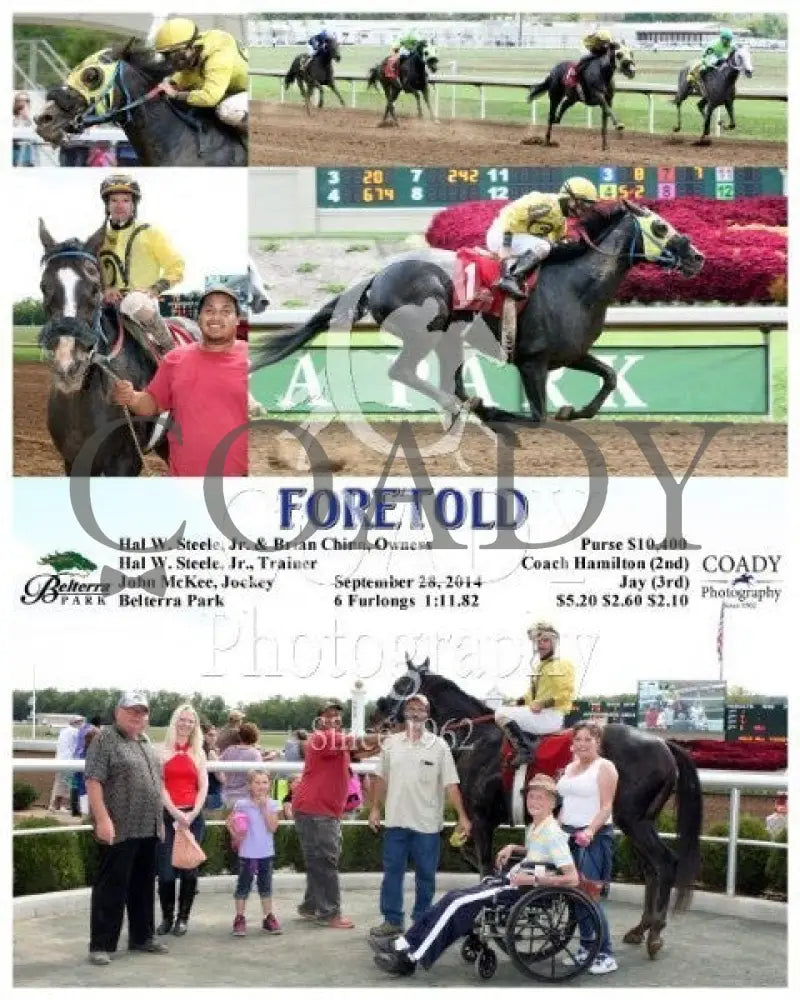 Foretold - 092814 Race 03 Btp Belterra Park