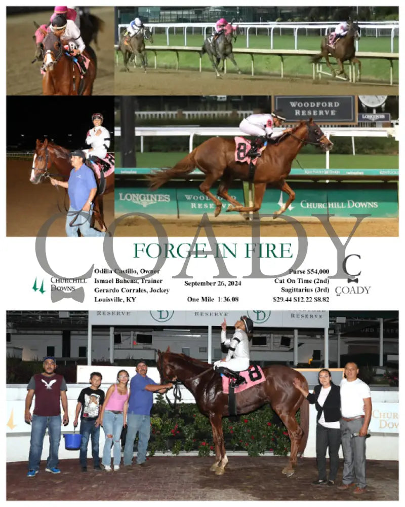 Forge In Fire - 09-26-24 R08 Cd Churchill Downs