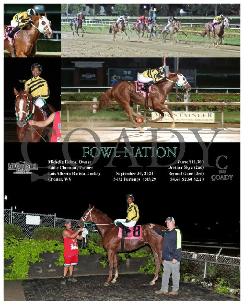 Fowl Nation - 09-30-24 R04 Mnr Mountaineer Park