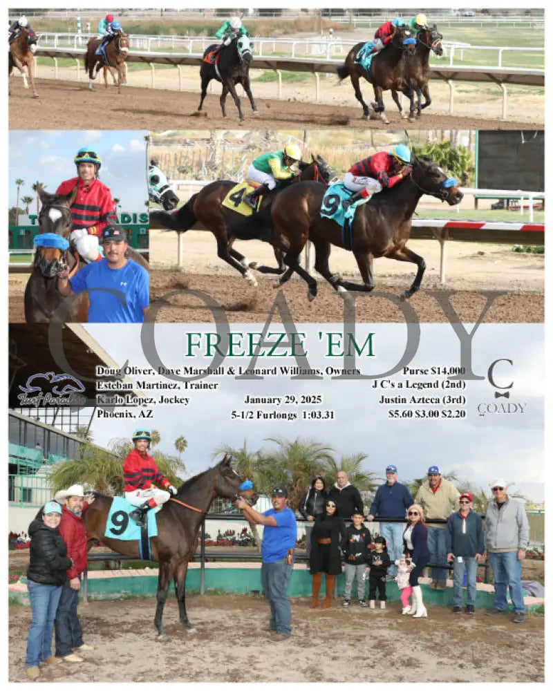 Freeze ’Em - 01-29-25 R08 Tup Turf Paradise
