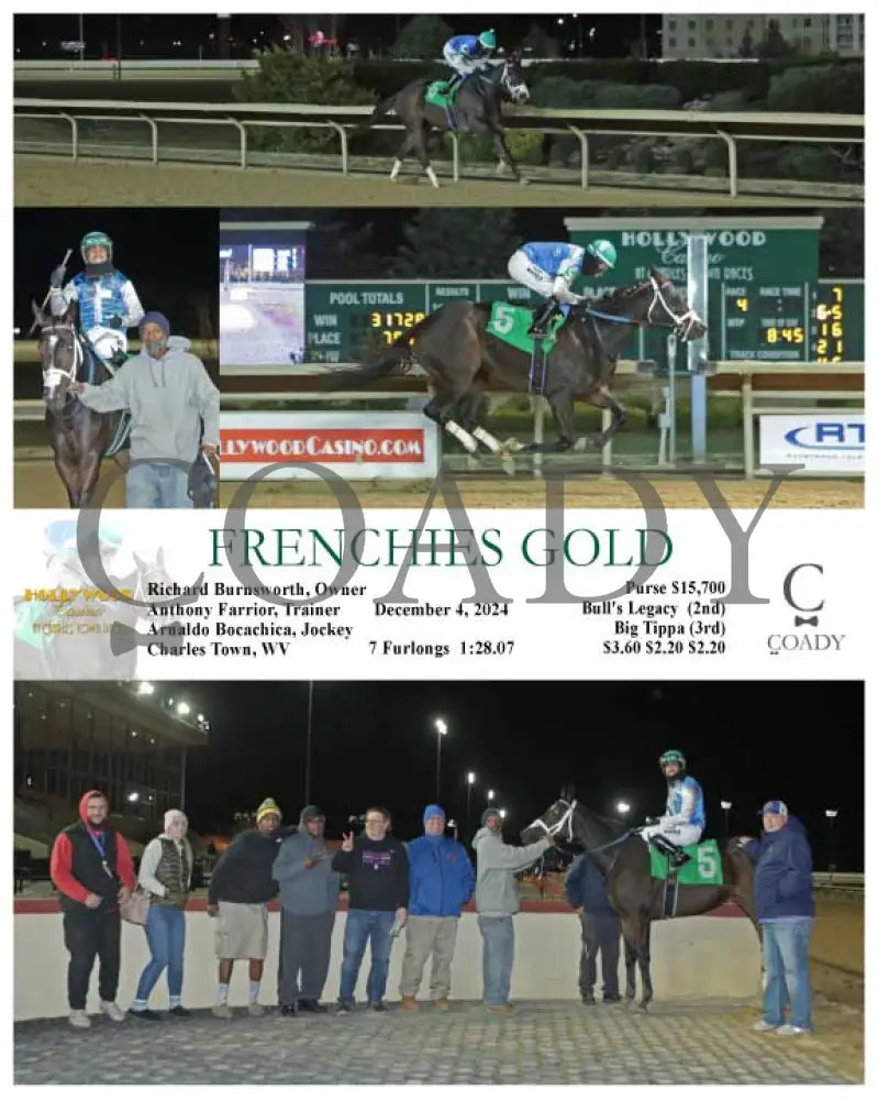 Frenchies Gold - 12-04-24 R04 Ct Hollywood Casino At Charles Town Races