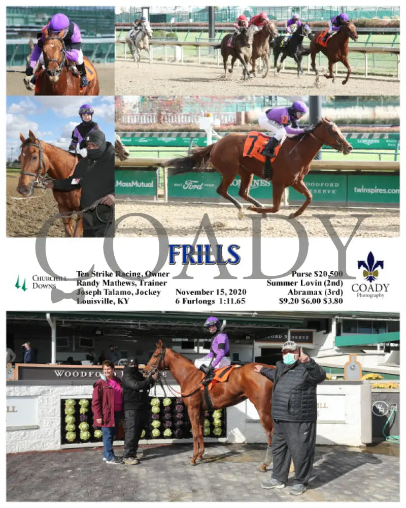 Frills - 11-15-20 R02 Cd Churchill Downs