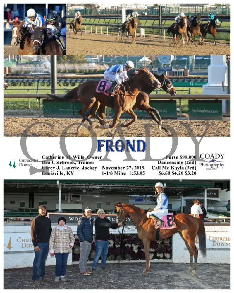 Frond - 11-27-19 R08 Cd Churchill Downs