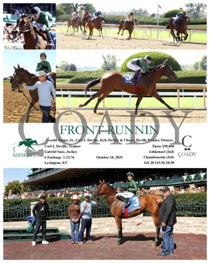 FRONT RUNNIN - 10-10-25 - R02 - KEE Keeneland