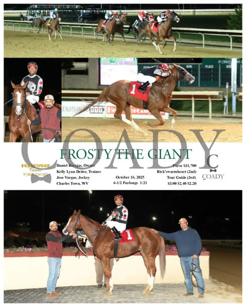 FROSTY THE GIANT - 10-16-25 - R08 - CT Hollywood Casino at Charles Town Races