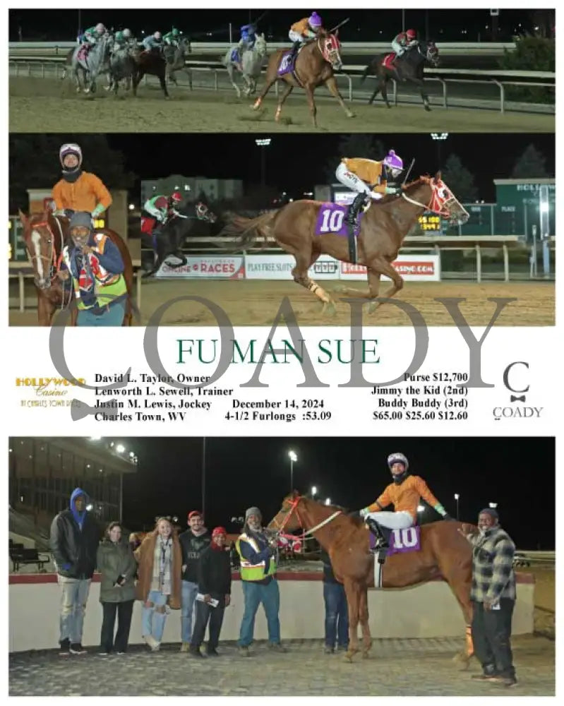 Fu Man Sue - 12-14-24 R06 Ct Hollywood Casino At Charles Town Races