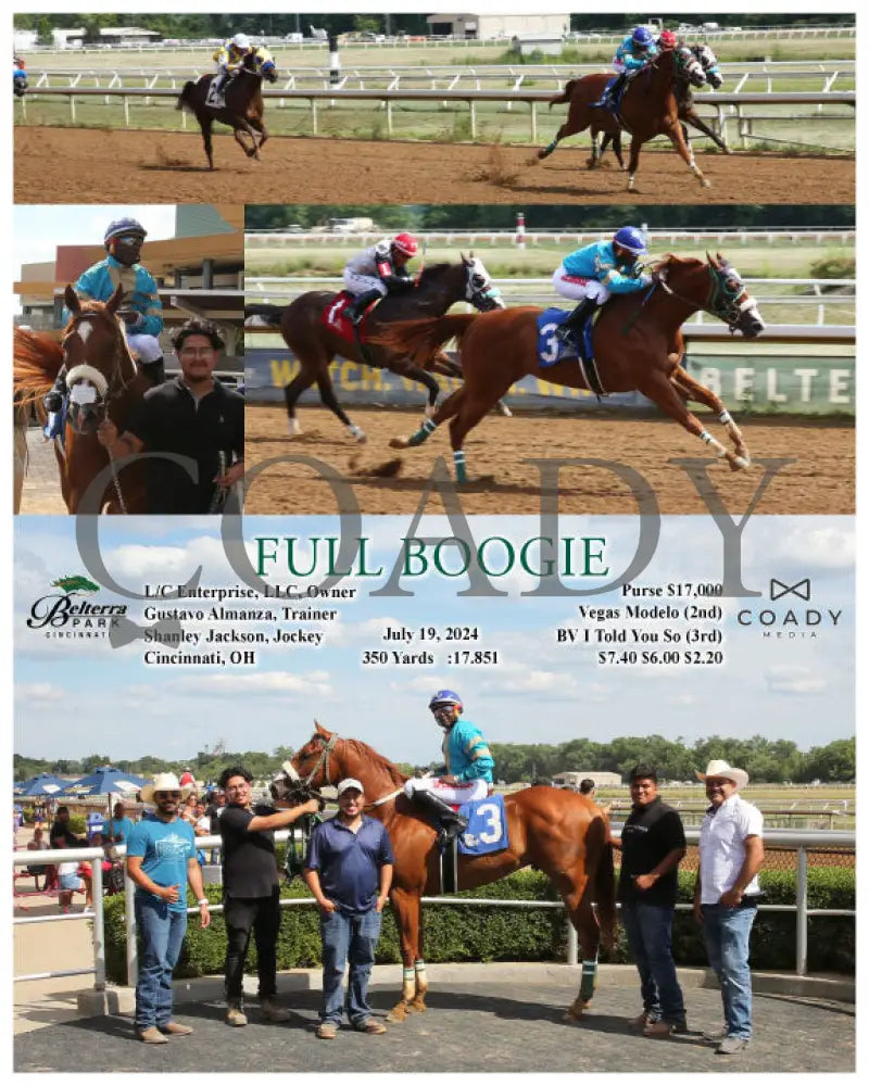 Full Boogie - 071924 Race 09 Btp Belterra Park