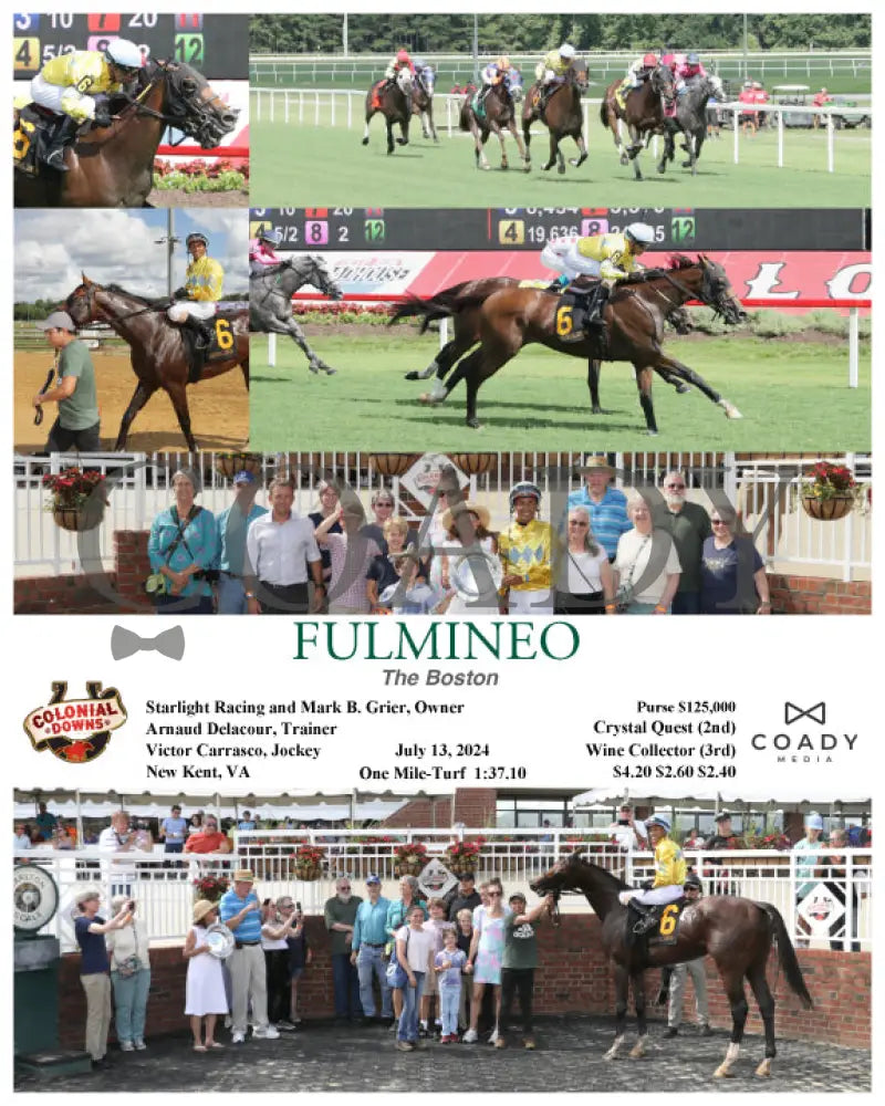 Fulmineo - The Boston 07-13-24 R06 Cnl Colonial Downs