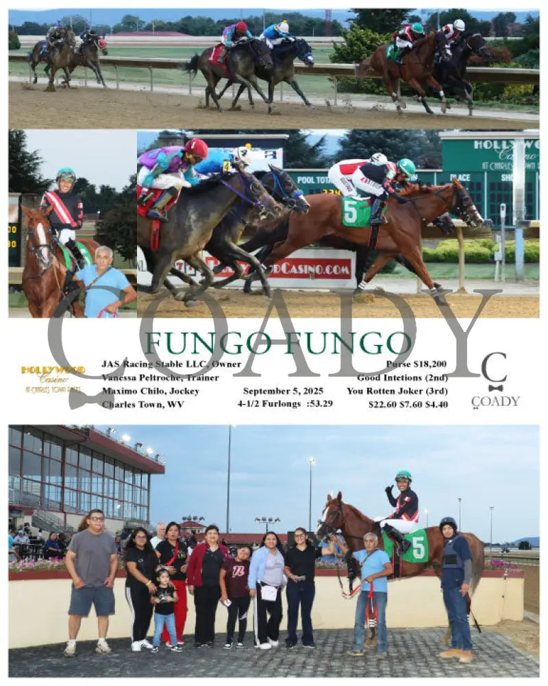 FUNGO FUNGO - 09-05-25 - R01 - CT Hollywood Casino at Charles Town Races