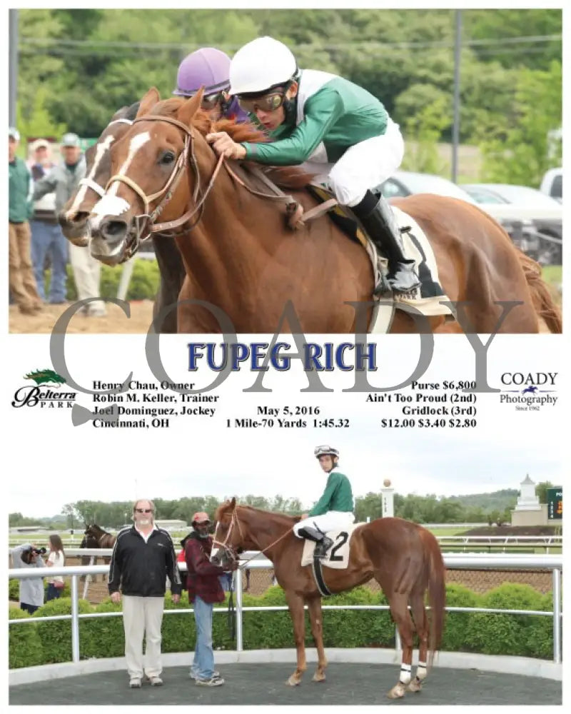 Fupeg Rich - 050516 Race 02 Btp Belterra Park
