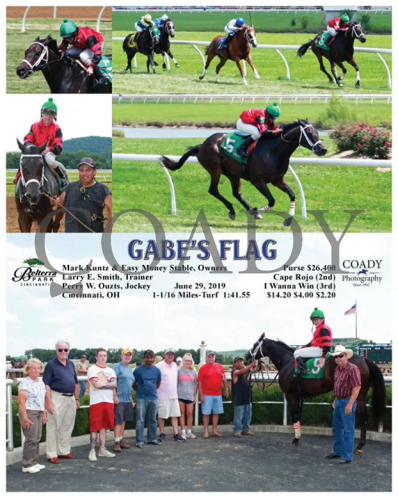 Gabe’s Flag - 062919 Race 06 Btp Belterra Park