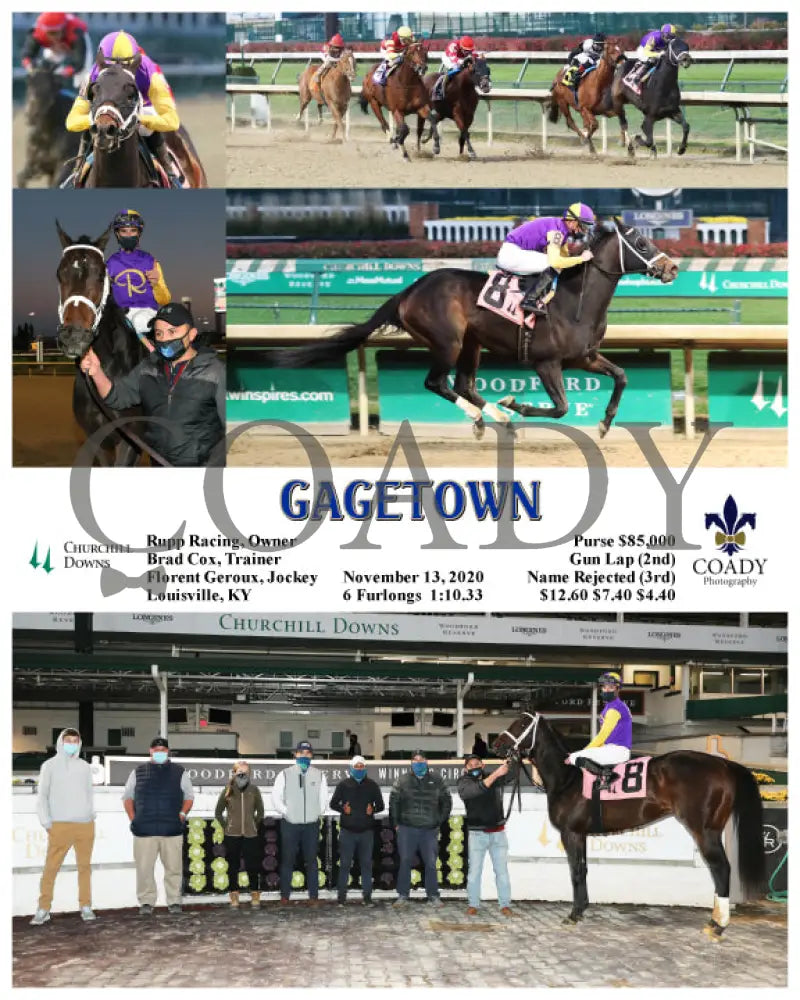 Gagetown - 11-13-20 R10 Cd Churchill Downs