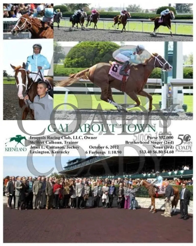 Gal About Town - 100612 Race 03 Keeneland