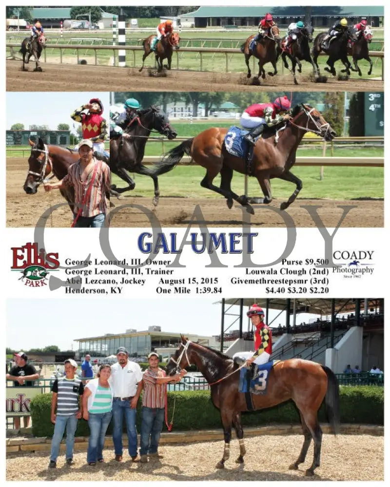 Gal Umet - 081515 Race 02 Elp Ellis Park