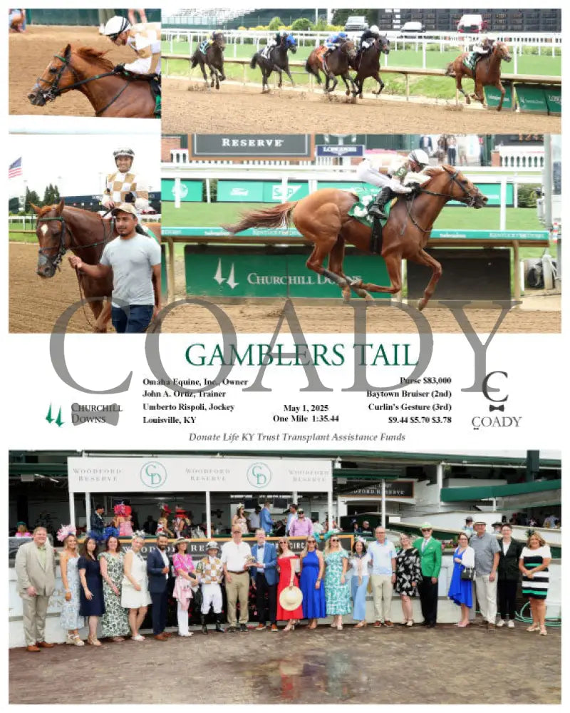 GAMBLERS TAIL - 050125 - Race 05 - CD - G - Coady Media - Kurtis Coady Photography