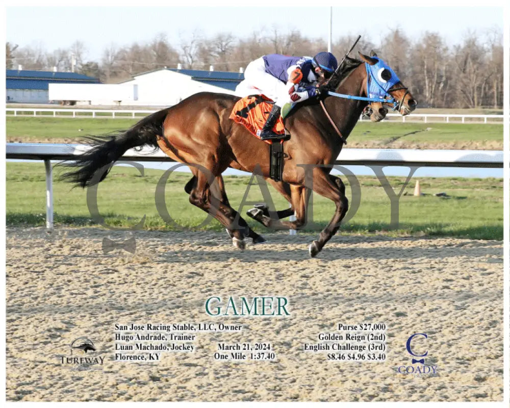 Gamer - 03 - 21 - 24 R03 Tp Action Turfway Park