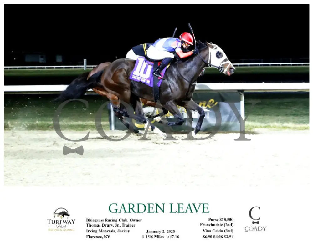 Garden Leave - 01-02-25 R07 Tp -Action Turfway Park