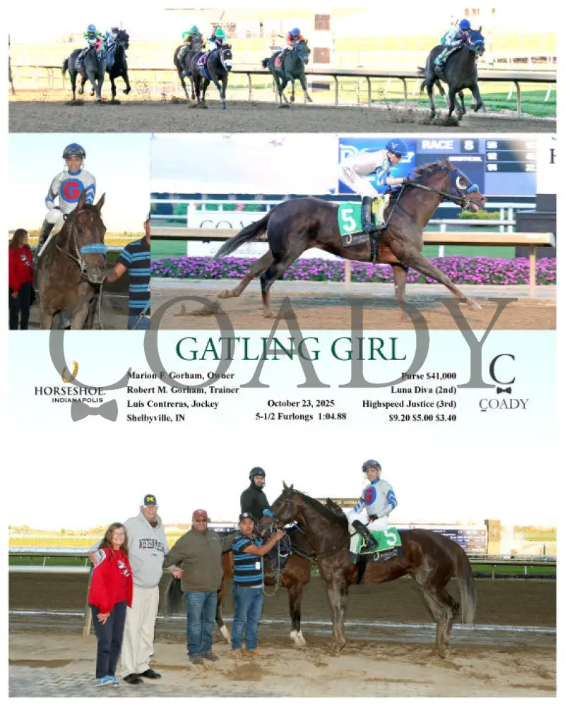 GATLING GIRL - 10-23-25 - R08 - IND Indiana Grand