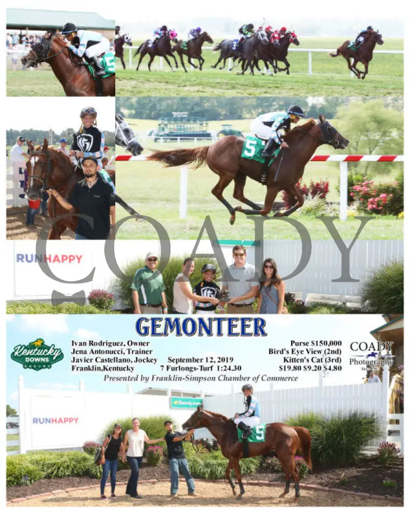 Gemonteer - 09-12-19 R06 Kd Kentucky Downs
