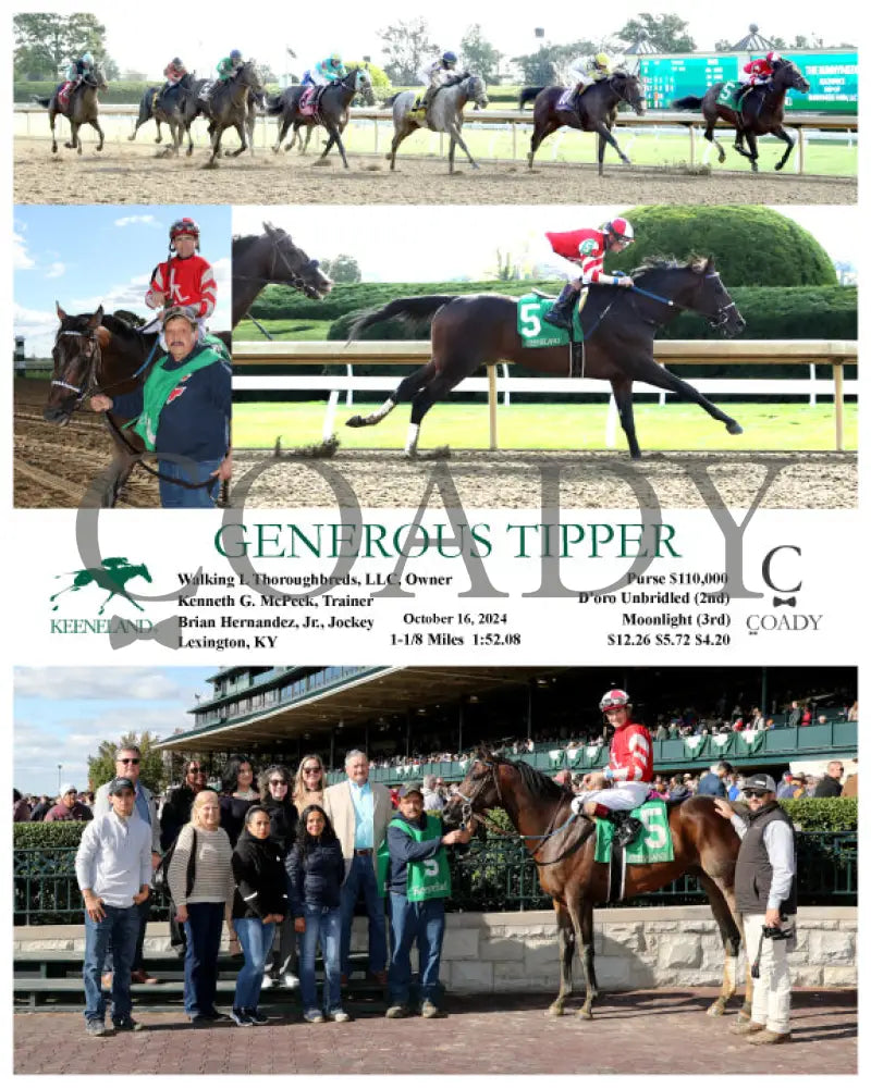 Generous Tipper - 101624 Race 06 Kee Keeneland