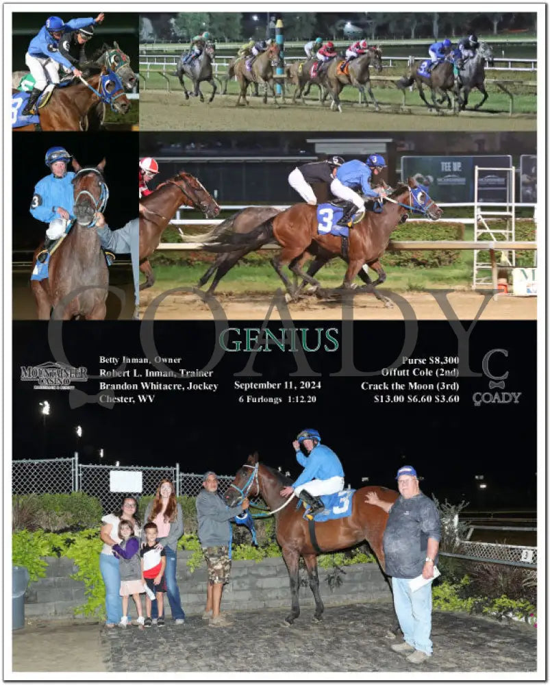 Genius - 09-11-24 R08 Mnr Mountaineer Park