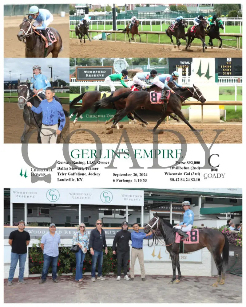 Gerlin’s Empire - 09-26-24 R01 Cd Churchill Downs
