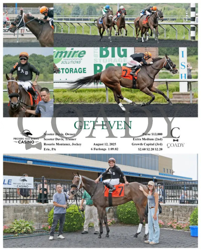 GET EVEN - 08-12-25 - R01 - PID Presque Isle Downs