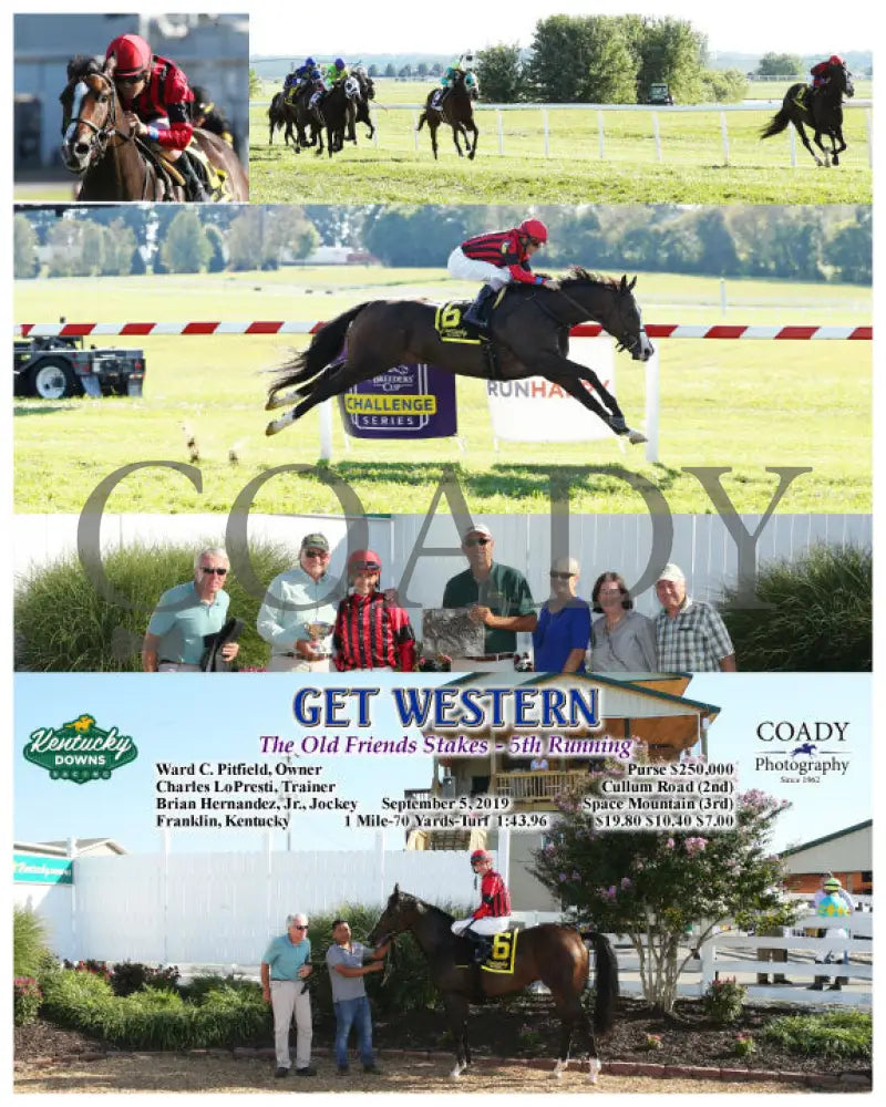 Get Western - The Old Friends Stakes 5Th Running 09-05-19 R09 Kd Kentucky Downs