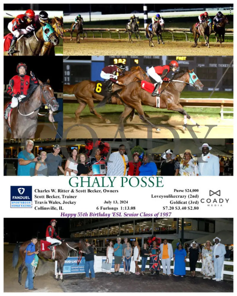 Ghaly Posse - 07-13-24 R04 Fan Fanduel Sportsbook Horse Racing