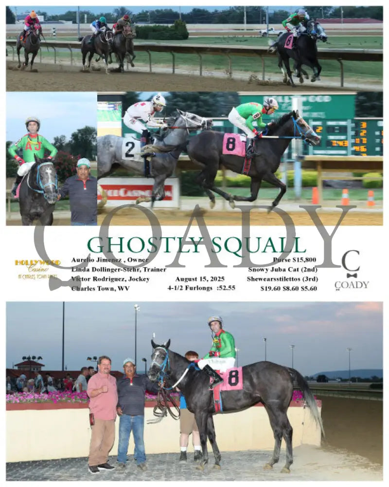 GHOSTLY SQUALL - 08-15-25 - R02 - CT Hollywood Casino at Charles Town Races