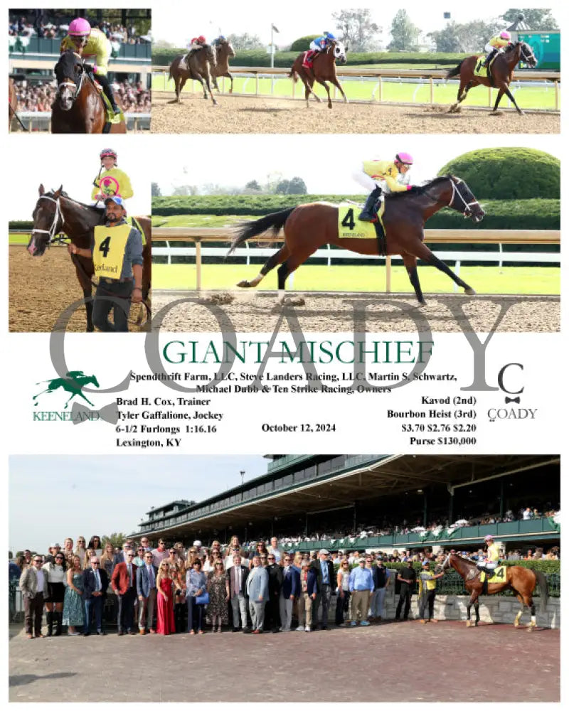 Giant Mischief - 101224 Race 06 Kee Keeneland