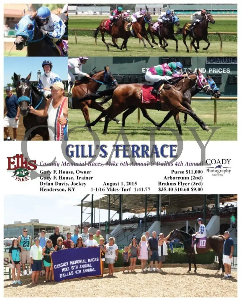 Gill’s Terrace - 080115 Race 03 Elp Ellis Park