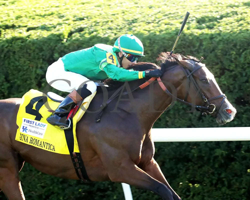 Gina Romantica - 100524 Race 08 Kee The First Lady G1 Tigh Finish 01 Keeneland