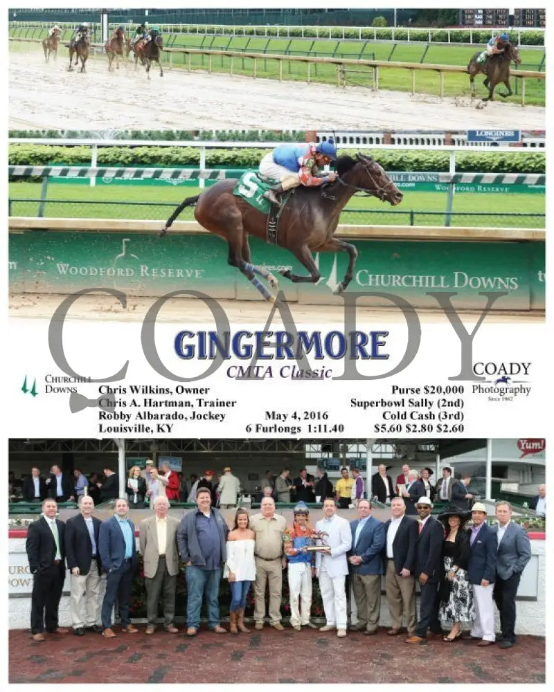 Gingermore - 050416 Race 03 Cd Group Churchill Downs